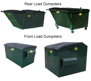 Front & Rear Load Waste and Recycling Containers